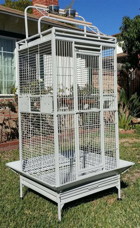 It should be large enough for your <b>bird</b> to easily reach out and grab both wings of the <b>cage</b>. . Conure bird cage